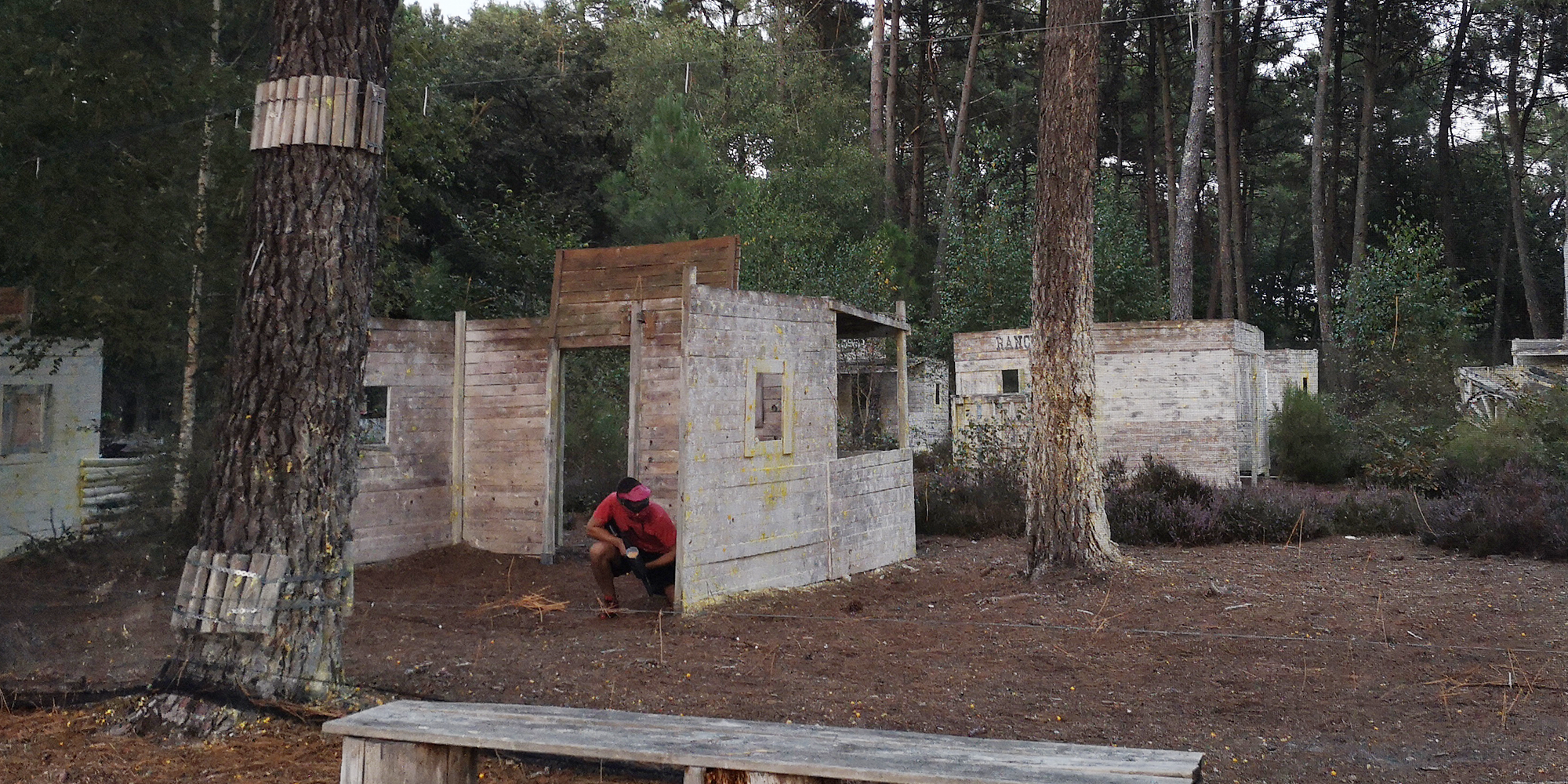 Terrain de paintball