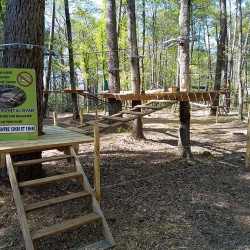 Entrée du parcours 1 accessible à tous