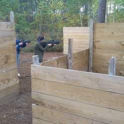 Terrain de laser game