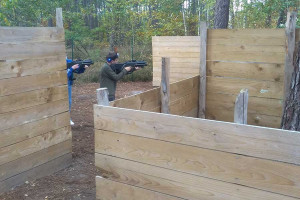 Terrain de laser game