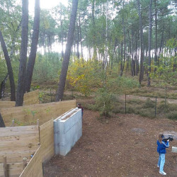 Terrain de laser game