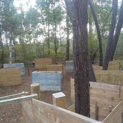 Terrain de laser game