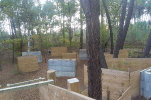 Terrain de laser game