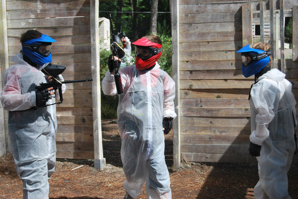 Une partie de paint ball