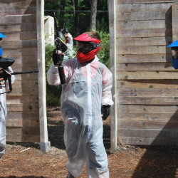 Une partie de paint ball