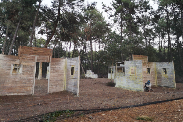 Terrain de paintball