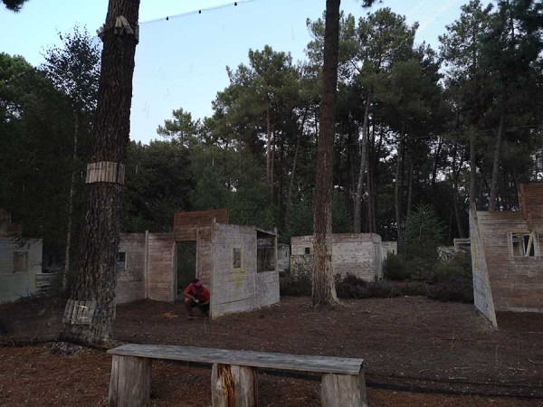 Terrain de paintball