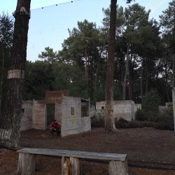 Terrain de paintball