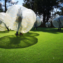 Un match de bubble foot 