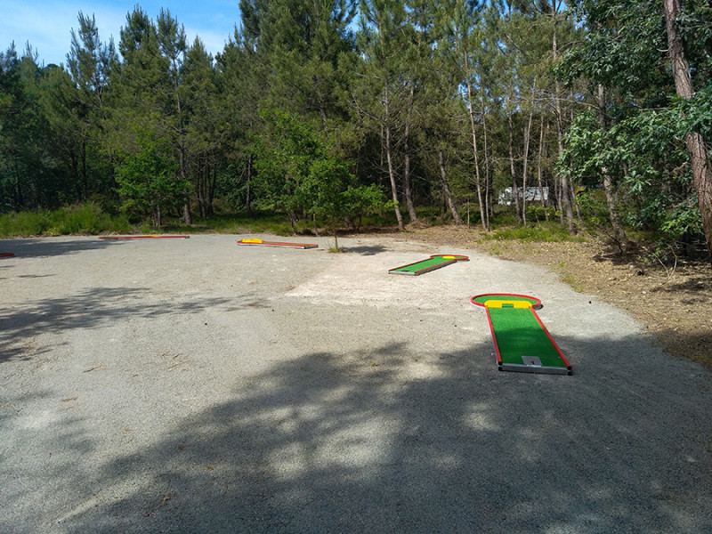 Terrain de mini golf